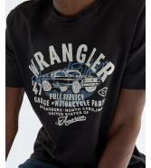T-shirt Wrangler AMERICANA TEE 112387021 Black Beauty