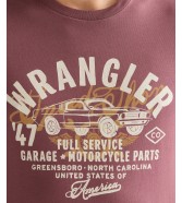 T-shirt Wrangler AMERICANA TEE 112387022 Rose Brown