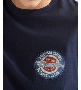 T-shirt Wrangler SMALL AMERICANA TEE 112387025 Dark Sapphire