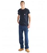 T-shirt Wrangler POCKET TEE 112387027 Dark Sapphire