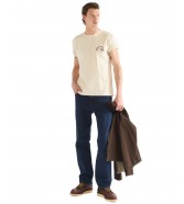 T-shirt Wrangler SMALL GRAPHIC TEE 112387030 Almond Milk
