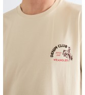 T-shirt Wrangler SMALL GRAPHIC TEE 112387030 Almond Milk