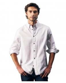 Koszula Lee OXFORD BUTTON UP SHIRT 112387034 Bright White