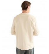 Koszulka Wrangler LS TEE 112387035 Almond Milk