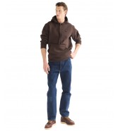 Bluza Wrangler SIGN OFF HOODIE 112387038 Chocolate Torte