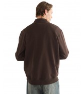 Bluza Wrangler HALF ZIP SWEATSHIRT 112387039 Chocolate Torte