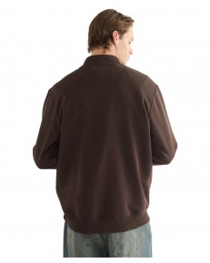 Bluza Wrangler HALF ZIP SWEATSHIRT 112387039 Chocolate Torte