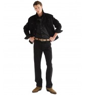 Katana Wrangler COWBOY CUT JACKET 112387057 Shadow Black