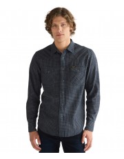 Koszula Wrangler WESTERN SHIRT 112387073 Heathered Indigo