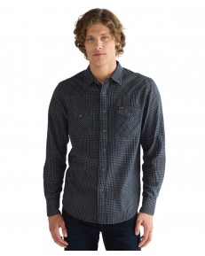 Koszula Wrangler WESTERN SHIRT 112387073 Heathered Indigo