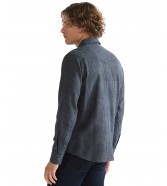 Koszula Wrangler WESTERN SHIRT 112387073 Heathered Indigo