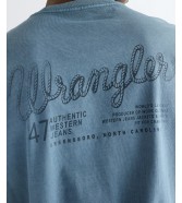 T-shirt Wrangler GRAPHIC TEE 112387076 Bering Sea