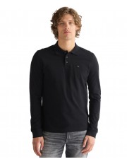 Koszulka Wrangler LS POLO SHIRT 112387207 Black