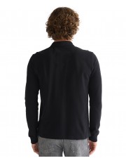 Koszulka Wrangler LS POLO SHIRT 112387207 Black