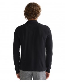 Koszulka Wrangler LS POLO SHIRT 112387207 Black