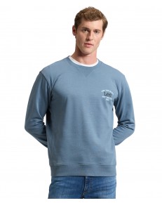 Bluza Lee SMALL LOGO SWS 112387296 Vintage Blue