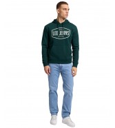 Bluza Lee BIG LOGO HOODIE 112387297 Jade Forest