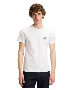T-shirt Lee MEDIUM TEE 112387298 Bright White