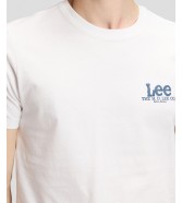 T-shirt Lee MEDIUM TEE 112387298 Bright White