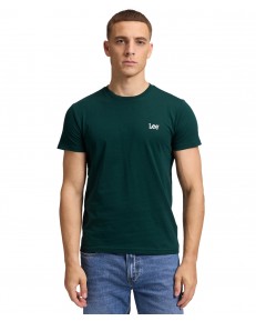 T-shirt Lee TWIN PACK CREW 112387305 Jade Forest/White