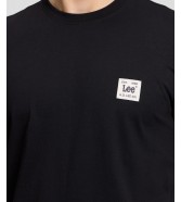 T-shirt Lee WOVEN LABEL TEE 112387313 Black