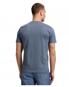 T-shirt Lee WOVEN LABEL TEE 112387314 Vintage Blue