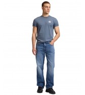 T-shirt Lee WOVEN LABEL TEE 112387314 Vintage Blue