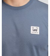 T-shirt Lee WOVEN LABEL TEE 112387314 Vintage Blue