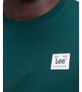 T-shirt Lee WOVEN LABEL TEE 112387315 Jade Forest