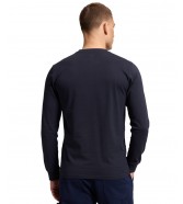 Koszulka Lee LS WOBBLY LOGO TEE 112387316 Rabel Navy