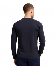 Koszulka Lee LS WOBBLY LOGO TEE 112387316 Rabel Navy