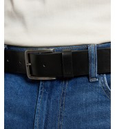 Pasek Lee EMBOSSED LOGO BELT 112387427 Black