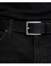 Pasek Lee FORMAL LEATHER BELT 112387479 Black