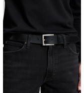 Pasek Lee FORMAL LEATHER BELT 112387479 Black
