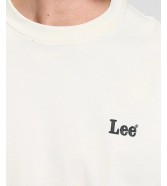 T-shirt Lee SMALL LOGO TEE 112387486 Ecru