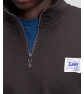 Bluza Lee WORKWEAR HALF ZIP HOODIE 112387542 Chocolate Torte