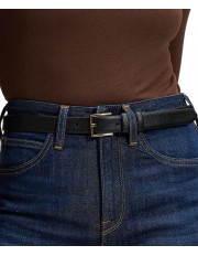Pasek Lee LEATHER BELT 112387549 Black