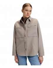 Kurtka Lee RELAXED UTILITY OVERSHIRT 112387566 Warm Gray Heather