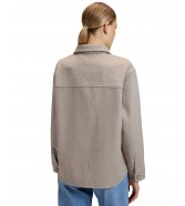 Kurtka Lee RELAXED UTILITY OVERSHIRT 112387566 Warm Gray Heather