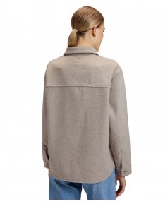 Kurtka Lee RELAXED UTILITY OVERSHIRT 112387566 Warm Gray Heather