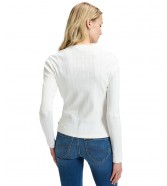 Sweter Lee KNITTED CARDIGAN 112387571 Ecru