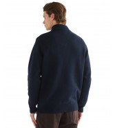 Sweter Wrangler QUARTER ZIP KNIT 112387646 Dark Sapphire