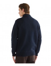 Sweter Wrangler QUARTER ZIP KNIT 112387646 Dark Sapphire