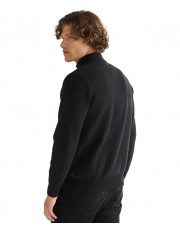 Sweter Wrangler QUARTER ZIP KNIT 112387648 Black