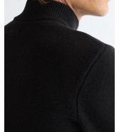 Sweter Wrangler QUARTER ZIP KNIT 112387648 Black