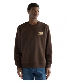 Bluza Wrangler GRAPHIC CREW 112387742 Chocolate Torte
