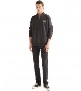 Bluza Wrangler FUNNEL NECK ZIP 112387744 Faded Black