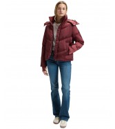 Kurtka Lee SHORT HOODED PUFFER 112387764 Port