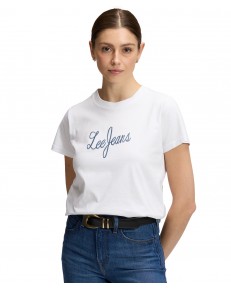 T-shirt Lee JEANS 112387765 Bright White