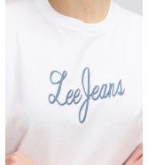 T-shirt Lee JEANS 112387765 Bright White